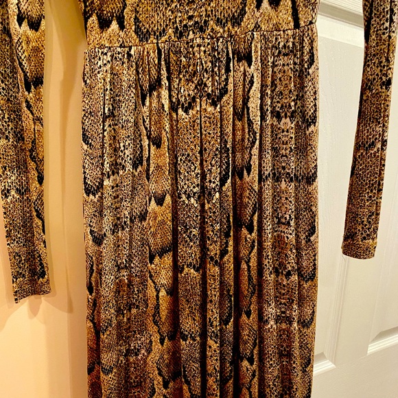 XS Below the knee snakeskin print dress from H&M - Picture 5 of 5